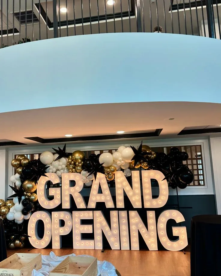 Dekor modern për hapje biznesi dhe event zyrtar