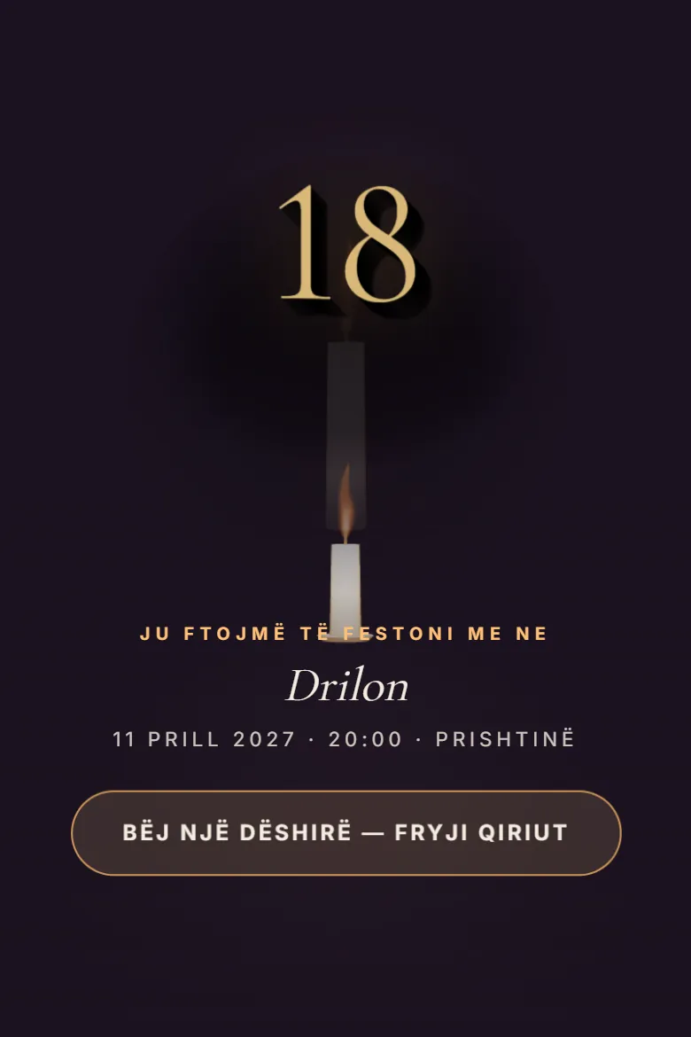 URIMI, ftesë demo: qiri i ndezur para numrit 18 prej ari